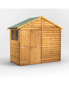 4x8 Overlap Apex Double Door Shed