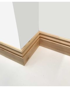 125mm x 25mm (5inch x 1inch) Regency Reversible Skirting Board