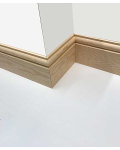 150mm x 25mm (6inch x 1inch) Torus Reversible Skirting