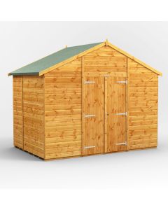 6x10 Windowless Apex Double Door Shed