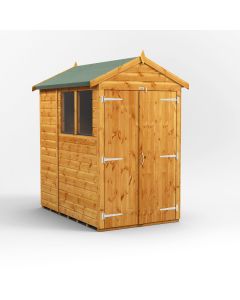 6x4 Apex Double Door Shed