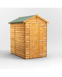 6x4 Overlap Windowless Apex Shed
