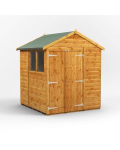 6x6 Apex Double Door Shed