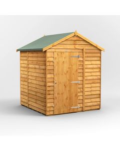 6x6 Overlap Windowless Apex Shed