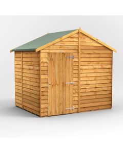 6x8 Overlap Windowless Apex Shed