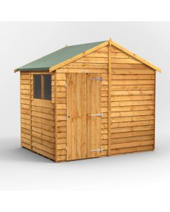 6x8 Overlap Apex Shed