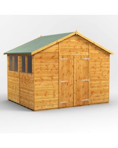 8x10 Apex Double Door Shed