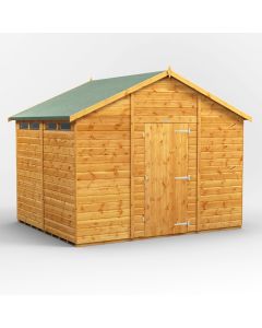8x10 Apex Security Shed