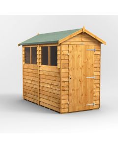 8x4 Overlap Apex Shed