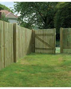 KDM Angle Top Fence Panel & Gate
