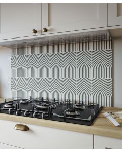 ALLOY Arches Moss Hob Splashback (800 x 900 x 4mm)