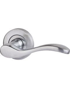 LPD Ariel Satin Chrome Tone Privacy Handle Hardware Pack