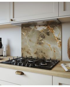 ALLOY Aurora Gold Hob Splashback (800 x 600 x 4mm)