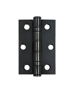 Matt Black Ball Bearing Internal Door Hinges – Pack of 2