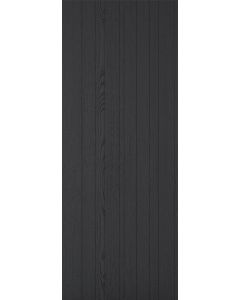 LPD Internal Laminate Black Montreal Solid Door