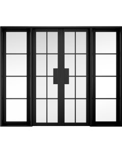 LPD Malvern 8' Black Room Divider