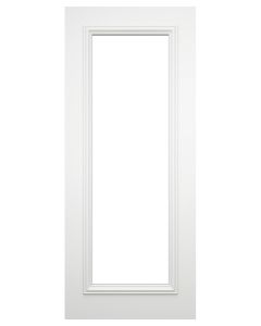 Deanta Blenheim White Primed Bevelled Glazed Door