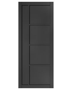 Deanta Brixton Black Prefinished Door