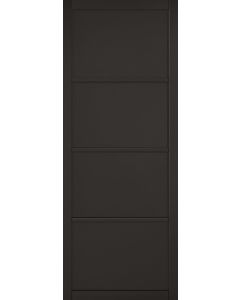Casa Industrial Black 4 Panel Door