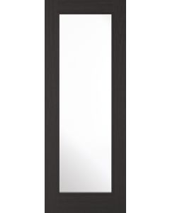 LPD Internal Diez Black Fresno P10 Clear Glazed Door