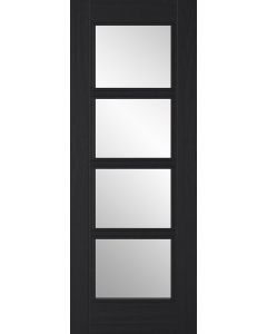LPD Internal Vancouver 4L Clear Black Fresno FD30 Fire Door