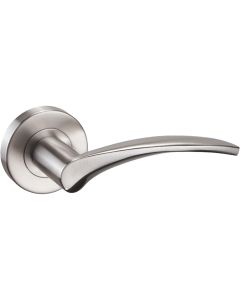 LPD Corvus Satin Chrome Tone Privacy Handle Hardware Pack