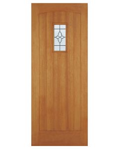 External Hardwood Un-finished Glazed Cottage Door