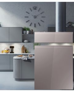48 hour Express Doors - Opus Dark Gloss Handleless