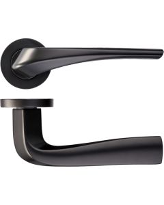 LPD Draco Matt Black Privacy Handle Hardware Pack