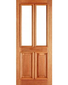 External Hardwood Un-finished Un-glazed Derby Door 