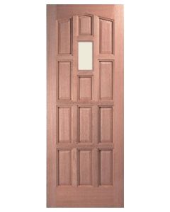 External Hardwood Un-glazed Elizabethan Door