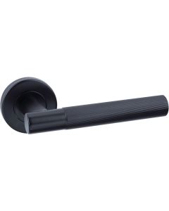 LPD Geneva Matt Black Handle Hardware Privacy Pack