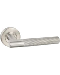 LPD Geneva Satin Stainless Steel Tone Handle Hardware Privacy Pack