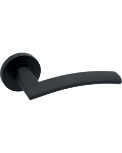 LPD Genoa Matt Black Handle Hardware Privacy Pack