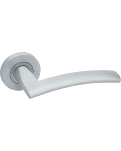LPD Genoa Satin Chrome Tone Handle Hardware Privacy Pack