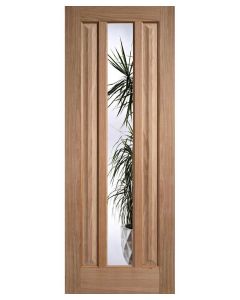 Glazed Kilburn Oak Door with Clear Glass