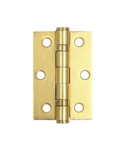 Satin Gold Ball Bearing Internal Door Hinges – Pack of 2