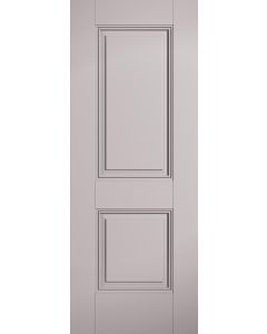 LPD Internal Grey Arnhem 2 Panel Primed FD30 Fire Door