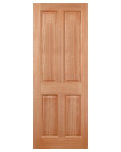 LPD Colonial External Hardwood 4 Panel Door
