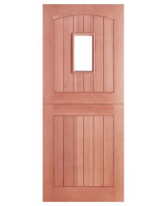 External Hardwood Un-glazed Stable 1-light Door