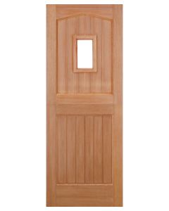 LPD Stable External Hardwood 1L Clear Glazed Door