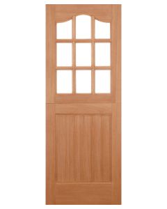 LPD Stable External Hardwood 9L Clear Glazed Door