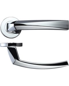 LPD Hercules Polished Chrome Tone Privacy Handle Hardware Pack