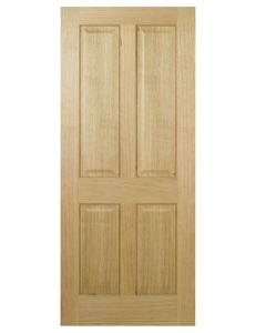 Internal Pre-finished Oak Regency 4 Panel Door