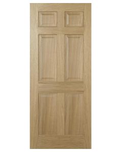 Internal Pre-finished Oak Regency 6 Panel Door