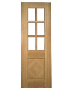 Deanta Internal Glazed Kensington Pre-Finished Oak Door
