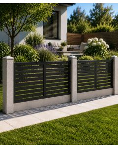 Linear Decorative Fence For Concrete Posts