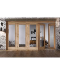 LPD Roomfold Frame Unfinished Oak 4+1