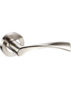 LPD Lupus Satin Chrome Tone Privacy Handle Hardware Pack