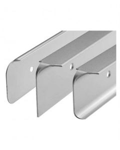 Matt Silver Worktop Trims